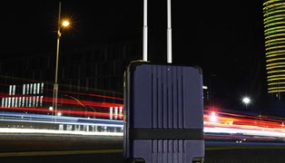 Montblanc x pirelli trolley collection